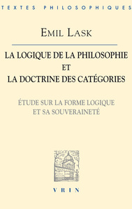 La logique de la philosophie et la doctrine des catégories