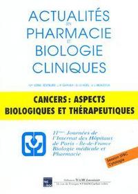 Cancers - aspects biologiques et thérapeutiques