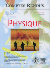 COMPTES RENDUS ACADEMIE DES SCIENCES PHYSIQUE TOME 7 FASC 7 SEPTEMBRE 2006TOWARDS RECONFIGURABLE AND