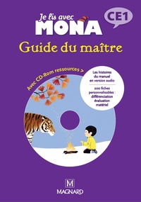 Je lis avec Mona et ses amis CE1, Guide du maître avec CD-Rom