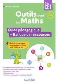 Outils pour les Maths CE1 (2025) - Guide pédagogique par domaine + Banque de ressources à télécharger