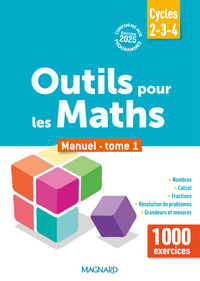 Outils pour les Maths - Manuel de l'élève - Remédiation ULIS, SEGPA, RASED, UPE2A (2025) – tome 1