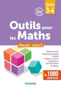 Outils pour les Maths cycles 3, 4 - Remédiation ULIS, SEGPA, RASED, UPE2A (2026) – tome 2 - Manuel de l'élève