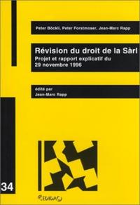 REVISION DU DROIT DE LA SARL