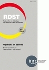 RDST, N 001/2010. OPINIONS ET SAVOIRS