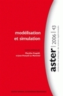 ASTER, N  043/2007. MODELISATION ET SIMULATION