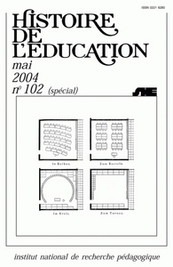 HISTOIRE DE L'EDUCATION, N  102/2004. L'ARCHITECTURE SCOLAIRE : ESSAI  D'HISTORIOGRAPHIE INTERNATION