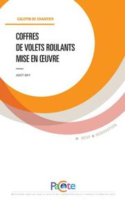 Coffres de volets roulants mise en oeuvre