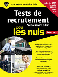 Tests de recrutement - spécial Service public pour les Nuls - Concours