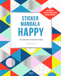 Sticker mandala happy