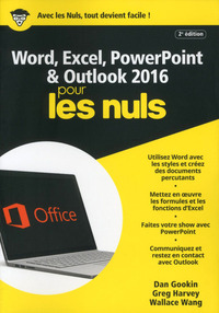 WORD & EXCEL POWERPOINT & OUTLOOK 2016 MEGAPOCHE POUR LES NULS 2ED