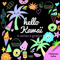 HELLO KAWAI - 6 CARTES A GRATTER
