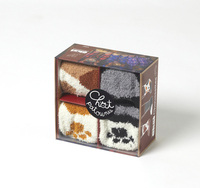 Coffret - Les goûters de la famille Chat chaussettes