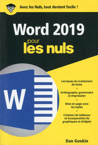 WORD 2019 POCHE POUR LES NULS