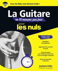 Apprendre la guitare en 15 minutes par jour Mégapoche Pour les Nuls