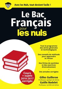 Le Bac Français Pour les Nuls