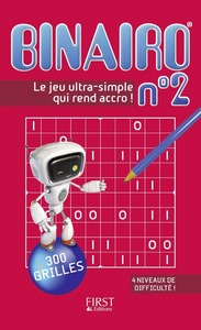 Binairo n°2 - 300 grilles : le nouveau jeu complètement addictif !