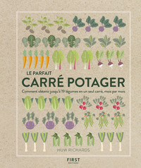 Le parfait carré potager - Comment obtenir jusqu'à 19 légumes en un seul carré, mois par mois
