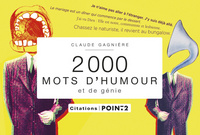 2000 mots d'humour et de génie