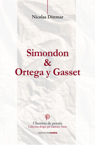 Simondon et Ortega y Gasset