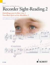 SCHOTT SIGHT-READING SERIES - VOL. 2 - DECHIFFRAGE POUR LA FLUTE A BEC 2 - NOUVELLE APPROCHE. VOL. 2