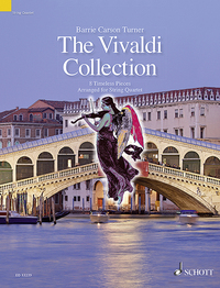 THE SCHOTT STRING QUARTET SERIES - THE VIVALDI COLLECTION - 8 TIMELESS PIECES ARRANGED FOR STRING QU