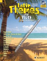 SCHOTT MASTER PLAY-ALONG SERIES - LATIN THEMES FOR FLUTE - 12 VIBRANT THEMES WITH LATIN FLAVOUR AND