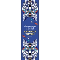 MARQUE-PAGES A COLORIER - ANIMAUX TOTEM