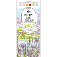 Mes marque-pages à l'aquarelle - Quatre saisons