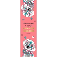 MARQUE-PAGES A COLORIER - ANIMAUX MIGNONS