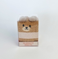 Chaussettes douillettes - Ours brun