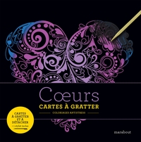 LIVRE A GRATTER - COEURS