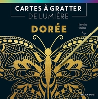 CARTES A GRATTER DE LUMIERE : DOREE
