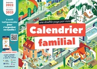 Grand calendrier mensuel de la famille - Septembre 2022 - Décembre 2023