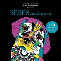 CARNET BLACK PREMIUM - BEBES ANIMAUX