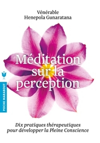 MEDITATION SUR LA PERCEPTION - DIX PRATIQUES THERAPEUTIQUES POUR DEVELOPPER LA PLEINE CONSCIENCE