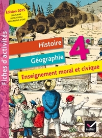 Histoire Géographie EMC, Ivernel/Martinez 4e, Fiches d'activités