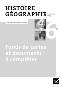 Ivernel - fonds de cartes Histoire-Géographie 6e, Fonds de cartes