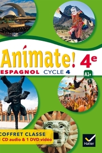 ¡ Animate ! 4e, Coffret CD audio classe + DVD video