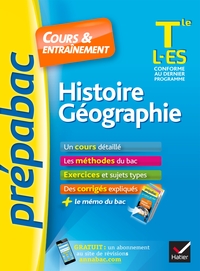 Histoire-Géographie Tle L, ES - Prépabac Cours & entraînement