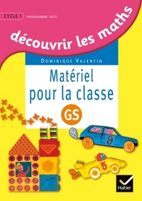 DECOUVRIR LES MATHEMATIQUES GRANDE SECTION ED. 2015 - MATERIEL POUR LA CLASSE