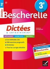 BESCHERELLE DICTEES 3E - CAHIER D'ORTHOGRAPHE ET DE DICTEES