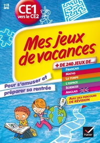 Mes jeux de vacances du CE1 vers le CE2