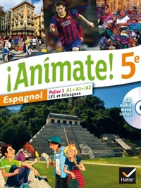 ¡ Animate ! LV1 et bilangues 5e, Livre de l'élève + CD audio