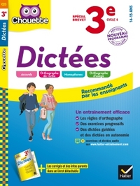 Dictées 3e Spécial brevet