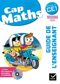 Cap Maths CE1, Guide de l'enseignant + CD-Rom