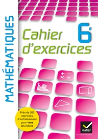 Mathématiques 6e, Cahier d'exercices