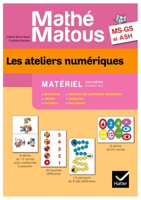 Mathé-Matous MS/GS/ASH éd. 2011 - Les ateliers numériques Matériel 100 cartes