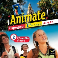 ¡ Animate ! 1ère année A1/A2, Coffret 2 CD audio classe
