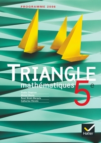 Triangle Mathématiques 5e, Livre de l'élève